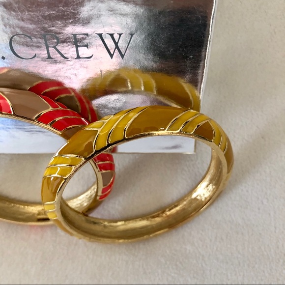 J Crew enamel bangle bracelets - Picture 3 of 4